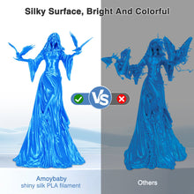 Load image into Gallery viewer, i3DCom Sky Blue Silk PLA Filament 1.75mm, Shiny Silk PLA 3D Printer Filament High Speed & Clog-Free, Dimensional Accuracy +/- 0.03mm, 1kg(2.2lb), Fits for Most FDM 3D Printers