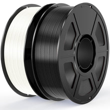 Load image into Gallery viewer, i3DCom Silk PLA Filament Bundle 1.75mm 3D Printer Filament 2-Pack, 2kg Spool (4.4lbs), Dimensional Accuracy +/- 0.03 mm, Fit Most FDM 3D Printer (Silk Black+Silk White)