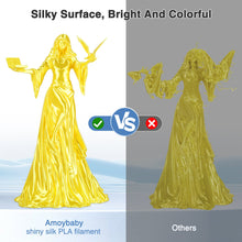 Load image into Gallery viewer, i3DCom Yellow Silk PLA Filament Bundle 1.75mm 3D Printer Filament, 2kg Spool (4.4lbs), Dimensional Accuracy +/- 0.03 mm, Fit Most FDM 3D Printer (Silk Yellow 2-Pack)