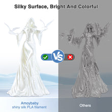 Load image into Gallery viewer, i3DCom Pearl White Silk PLA Filament 1.75mm, Shiny Silk PLA High Speed 3D Printer Filament, Dimensional Accuracy +/- 0.03mm, 1kg(2.2lb), Fits for Most FDM 3D Printers