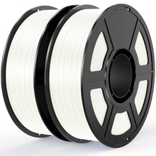 Load image into Gallery viewer, i3DCom White Silk PLA Filament Bundle 1.75mm 3D Printer Filament, 2kg Spool (4.4lbs), Dimensional Accuracy +/- 0.03 mm, Fit Most FDM 3D Printer (Silk White 2-Pack)