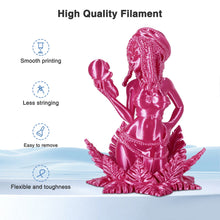 Load image into Gallery viewer, i3DCom Rose Red Silk PLA Filament 1.75mm 3D Printer Filament, 2kg Spool (4.4lbs), Dimensional Accuracy +/- 0.03 mm, Fit Most FDM 3D Printer (Silk Rose Red 2-Pack)