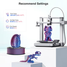 Load image into Gallery viewer, i3DCom Silk PLA 3D Printer Filament, Silk Dual Color Blue Rose Red PLA Filament 1.75+/-0.03mm, Shiny Coextrusion PLA Filament, Color Change 3D Printing Filament 1KG/2.2lb