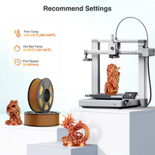 Load image into Gallery viewer, i3DCom Dual Color Silk PLA Filament 1.75mm 3D Printer Filament Bundle, 2kg Spool (4.4lbs), Dimensional Accuracy +/- 0.03 mm, Fit Most FDM 3D Printers (Silk Gold Red 2-Pack)