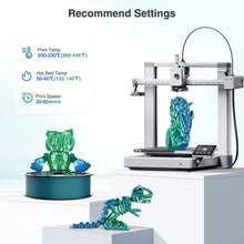 Load image into Gallery viewer, i3DCom Silk PLA 3D Printer Filament, Silk Dual Color Blue Green PLA Filament 1.75+/-0.03mm, Shiny Coextrusion PLA Filament, Color Change 3D Printing Filament 1KG/2.2lb