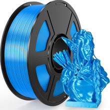 Load image into Gallery viewer, i3DCom Sky Blue Silk PLA Filament 1.75mm, Shiny Silk PLA 3D Printer Filament High Speed & Clog-Free, Dimensional Accuracy +/- 0.03mm, 1kg(2.2lb), Fits for Most FDM 3D Printers