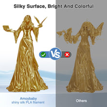 Load image into Gallery viewer, i3DCom Silk Gold PLA Filament 1.75mm, Shiny Silk PLA 3D Printer Filament High Speed &amp; Clog-Free, Dimensional Accuracy +/- 0.03mm, 1kg(2.2lb), Fits for Most FDM 3D Printers
