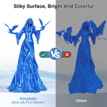 Load image into Gallery viewer, i3DCom Silk PLA Filament Bundle, 1.75mm 3D Printer Filament 2-Pack, 2kg Spool (4.4lbs), Dimensional Accuracy +/- 0.03 mm, Fit Most FDM 3D Printer (Silk White+Silk Blue)
