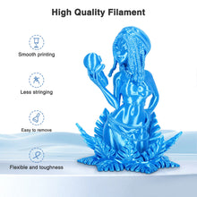 Load image into Gallery viewer, i3DCom Sky Blue Silk PLA Filament Bundle 1.75mm 3D Printer Filament, 2kg Spool (4.4lbs), Dimensional Accuracy +/- 0.03 mm, Fit Most FDM 3D Printer (Silk Sky Blue 2-Pack)

