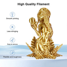 Load image into Gallery viewer, i3DCom Silk Gold PLA Filament 1.75mm, Shiny Silk PLA 3D Printer Filament High Speed &amp; Clog-Free, Dimensional Accuracy +/- 0.03mm, 1kg(2.2lb), Fits for Most FDM 3D Printers
