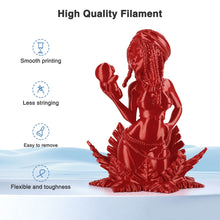 Load image into Gallery viewer, i3DCom Silk Red PLA Filament 1.75mm, Shiny Silk PLA 3D Printer Filament High Speed &amp; Clog-Free, Accuracy +/- 0.03mm, 1kg(2.2lb), Fits for Most FDM 3D Printers
