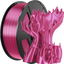 Load image into Gallery viewer, i3DCom Silk Rose Red PLA Filament 1.75mm, Shiny Silk PLA 3D Printer Filament High Speed &amp; Clog-Free, Dimensional Accuracy +/- 0.03mm, 1kg(2.2lb), Fits for Most FDM 3D Printers
