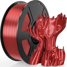 Load image into Gallery viewer, i3DCom Silk Red PLA Filament 1.75mm, Shiny Silk PLA 3D Printer Filament High Speed &amp; Clog-Free, Accuracy +/- 0.03mm, 1kg(2.2lb), Fits for Most FDM 3D Printers
